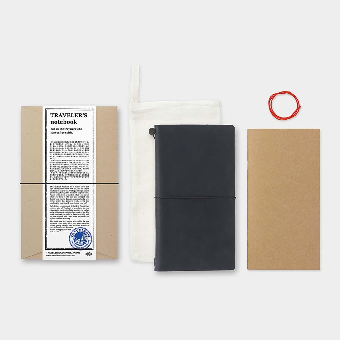 Cuaderno Traveler’s Notebook de cuero - Regular negro - Traveler's