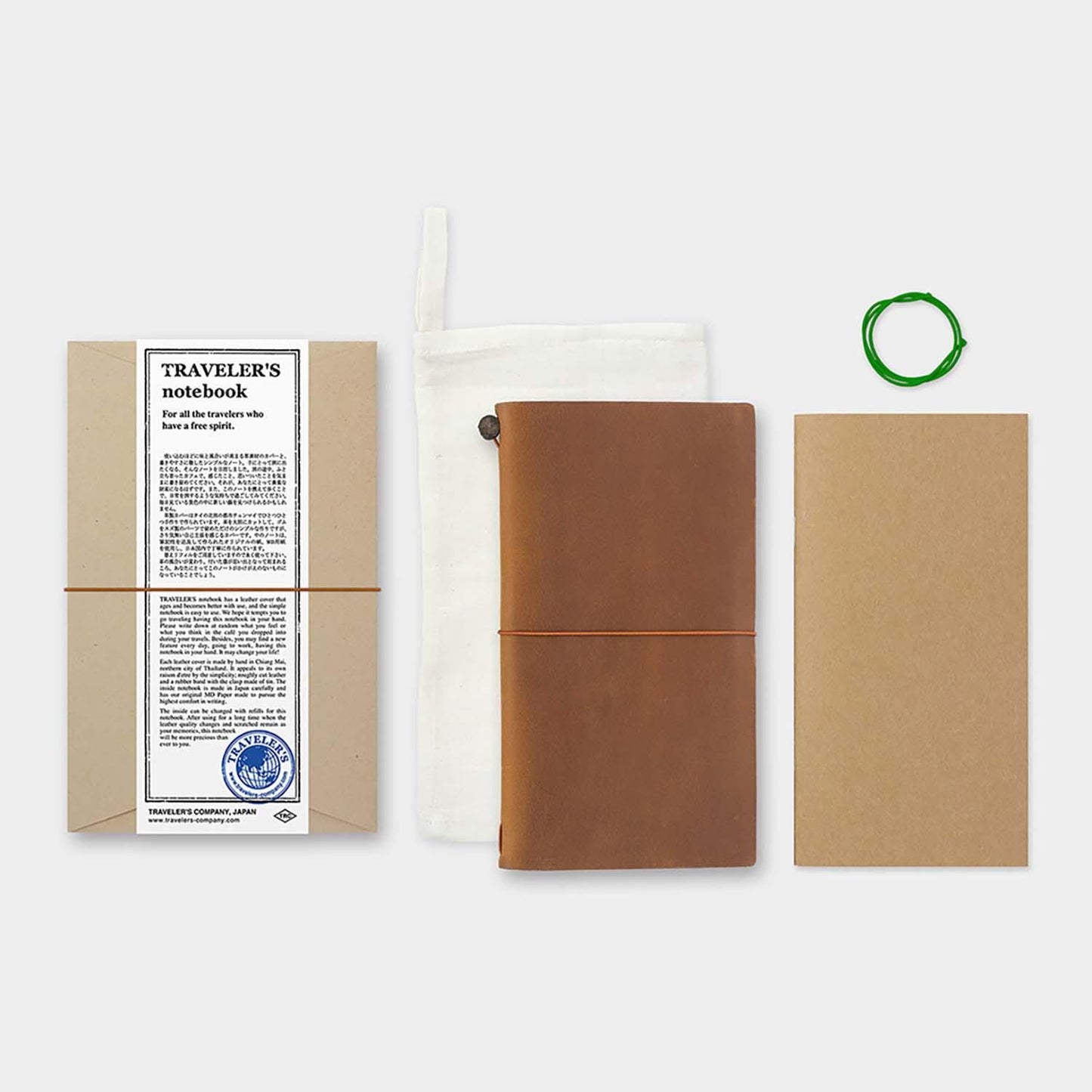 Cuaderno Traveler’s Notebook de cuero - Regular camel - Traveler's