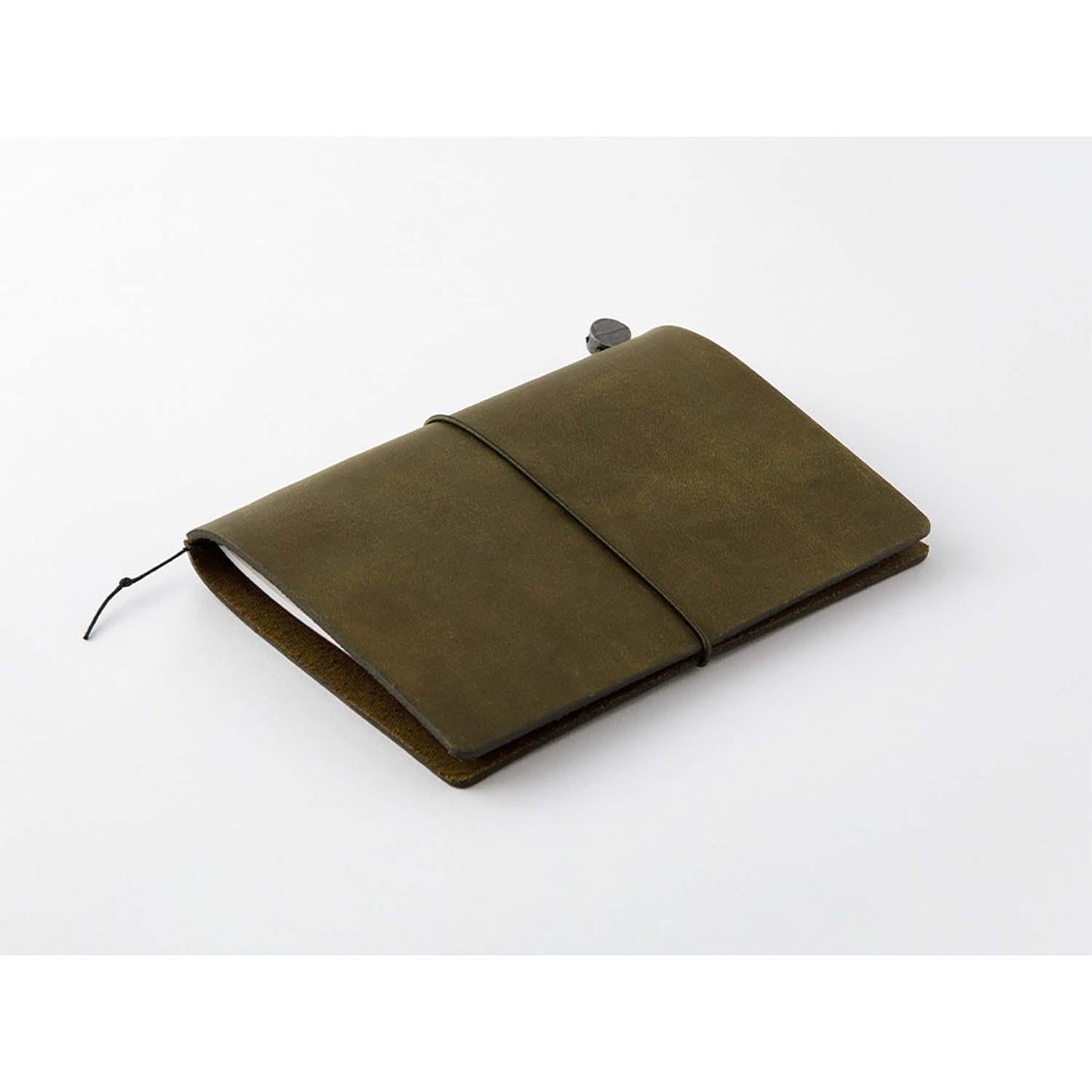 Cuaderno Traveler’s Notebook de cuero - Pasaporte oliva - Traveler's