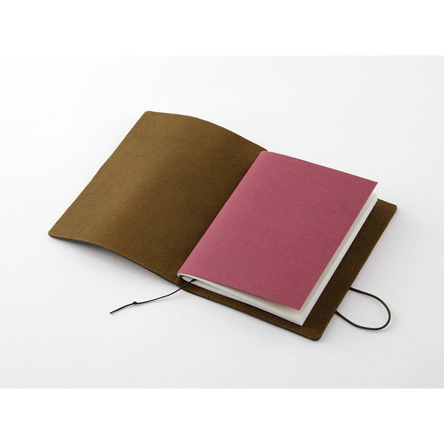 Cuaderno Traveler’s Notebook de cuero - Pasaporte oliva - Traveler's