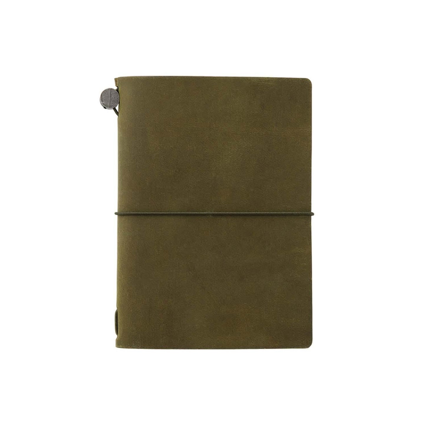 Cuaderno Traveler’s Notebook de cuero - Pasaporte oliva - Traveler's