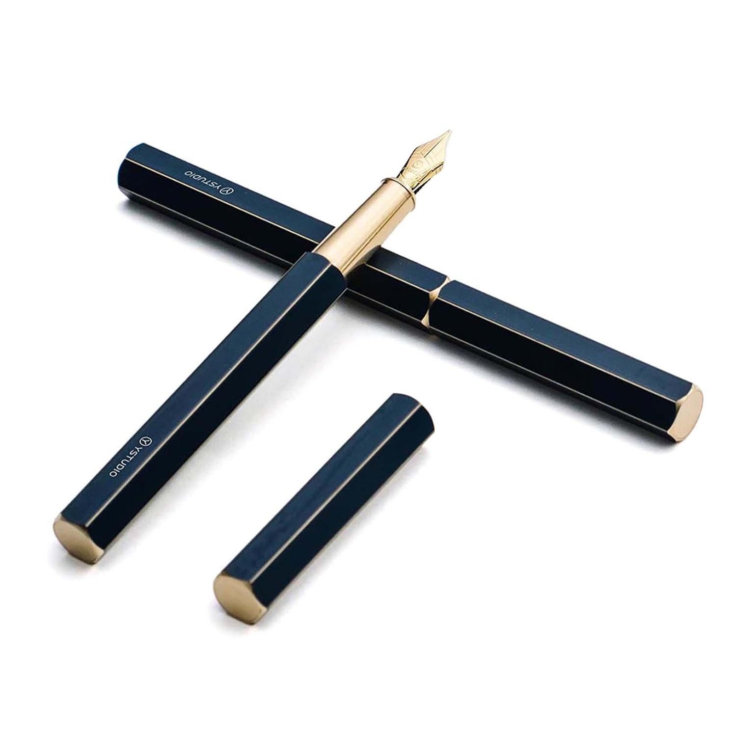 Pluma estilográfica Latón - Azul - Ystudio