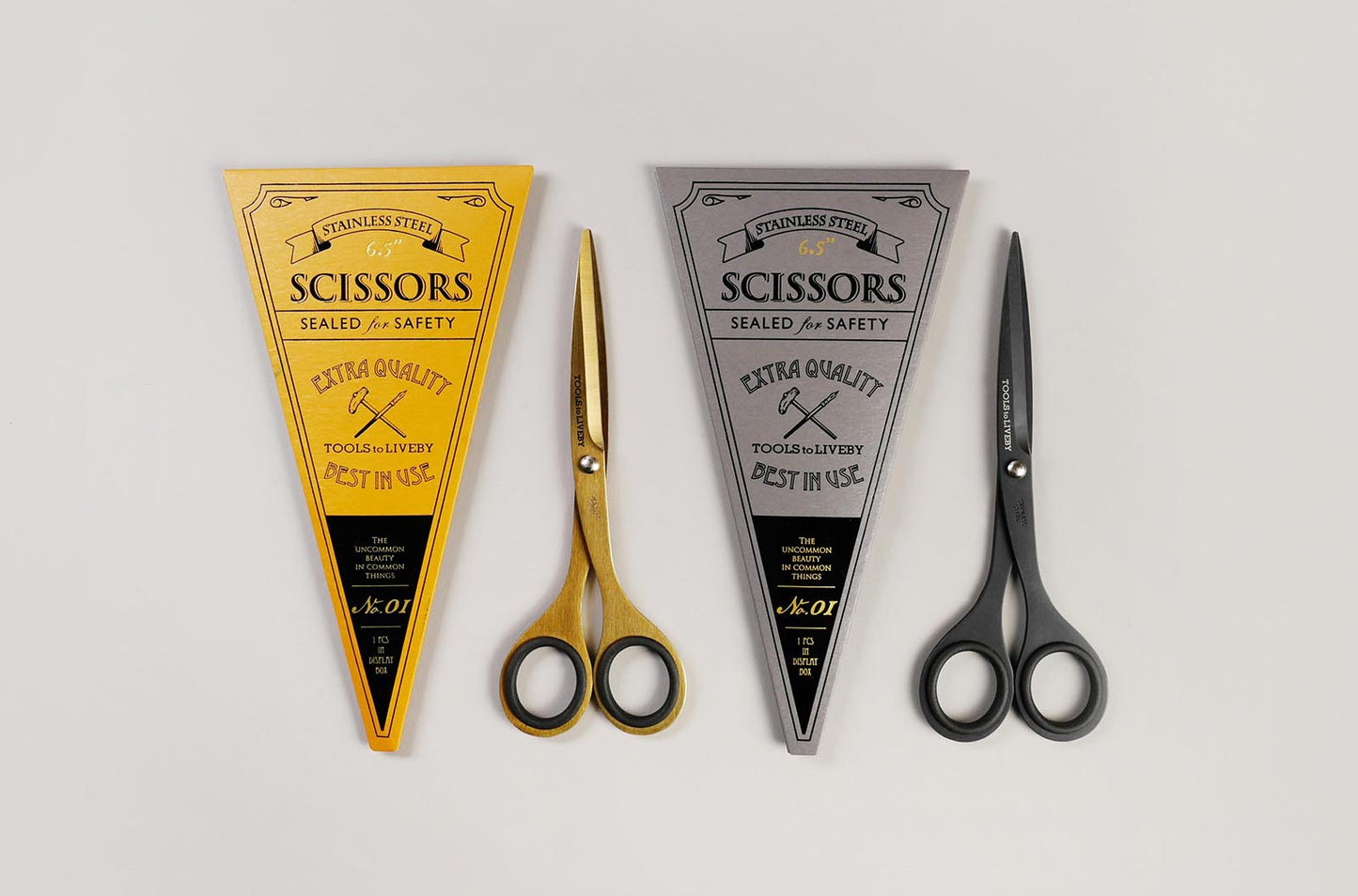 Tijeras medianas - 6.5" Negras - Tools to Liveby