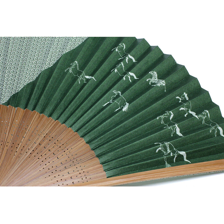Abanico japonés nueve suertes -  Wagamikoji