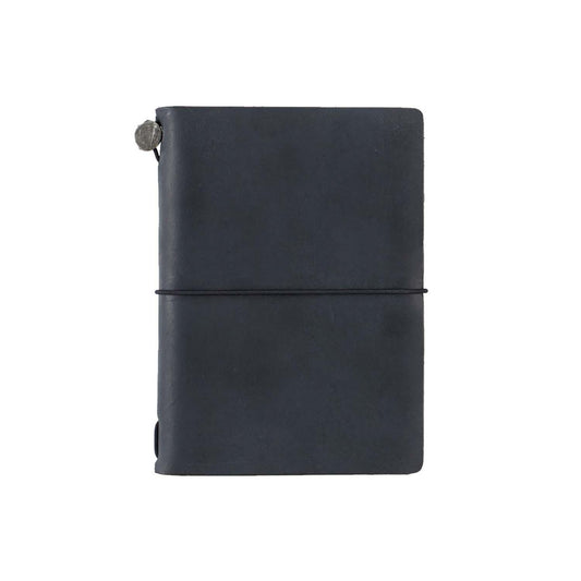 Cuaderno Traveler’s Notebook de cuero - Pasaporte negro - Traveler's