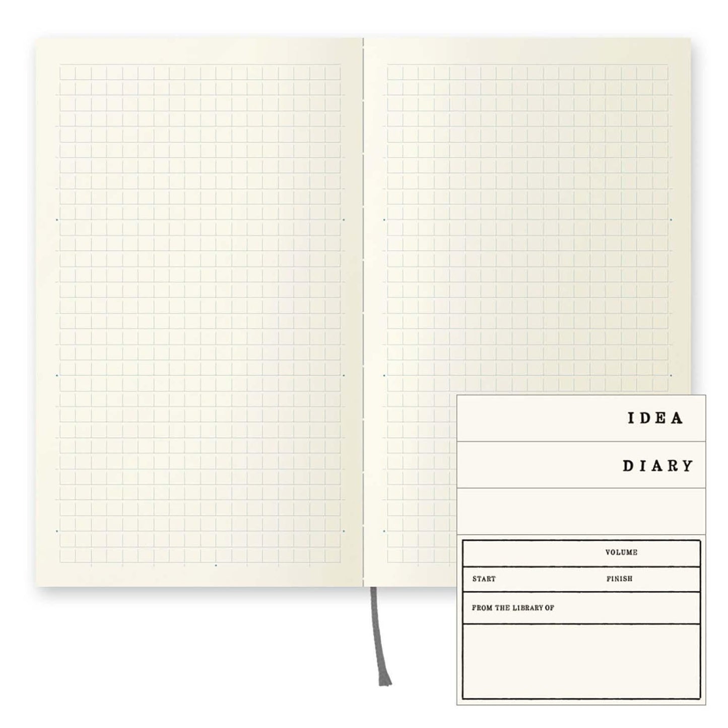 Cuaderno - Cuadros (B6 slim) - Midori MD
