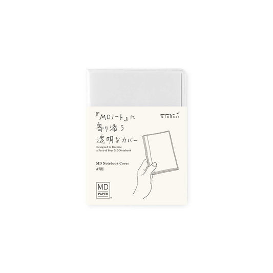 Funda protectora para cuaderno A7 - plástico - Midori MD