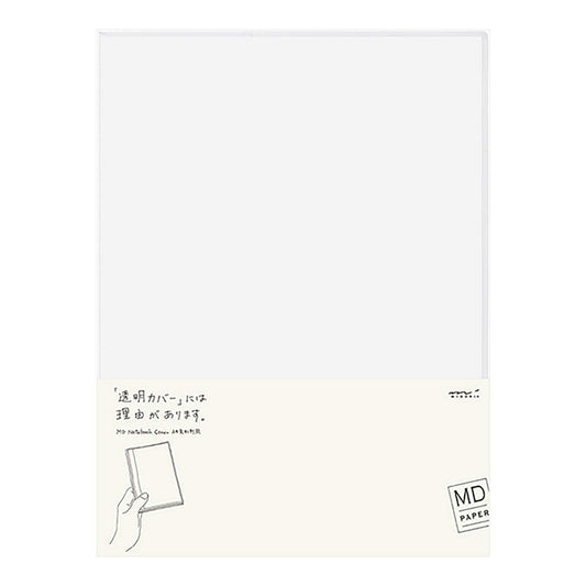 Funda protectora para cuaderno A4 - plástico - Midori MD