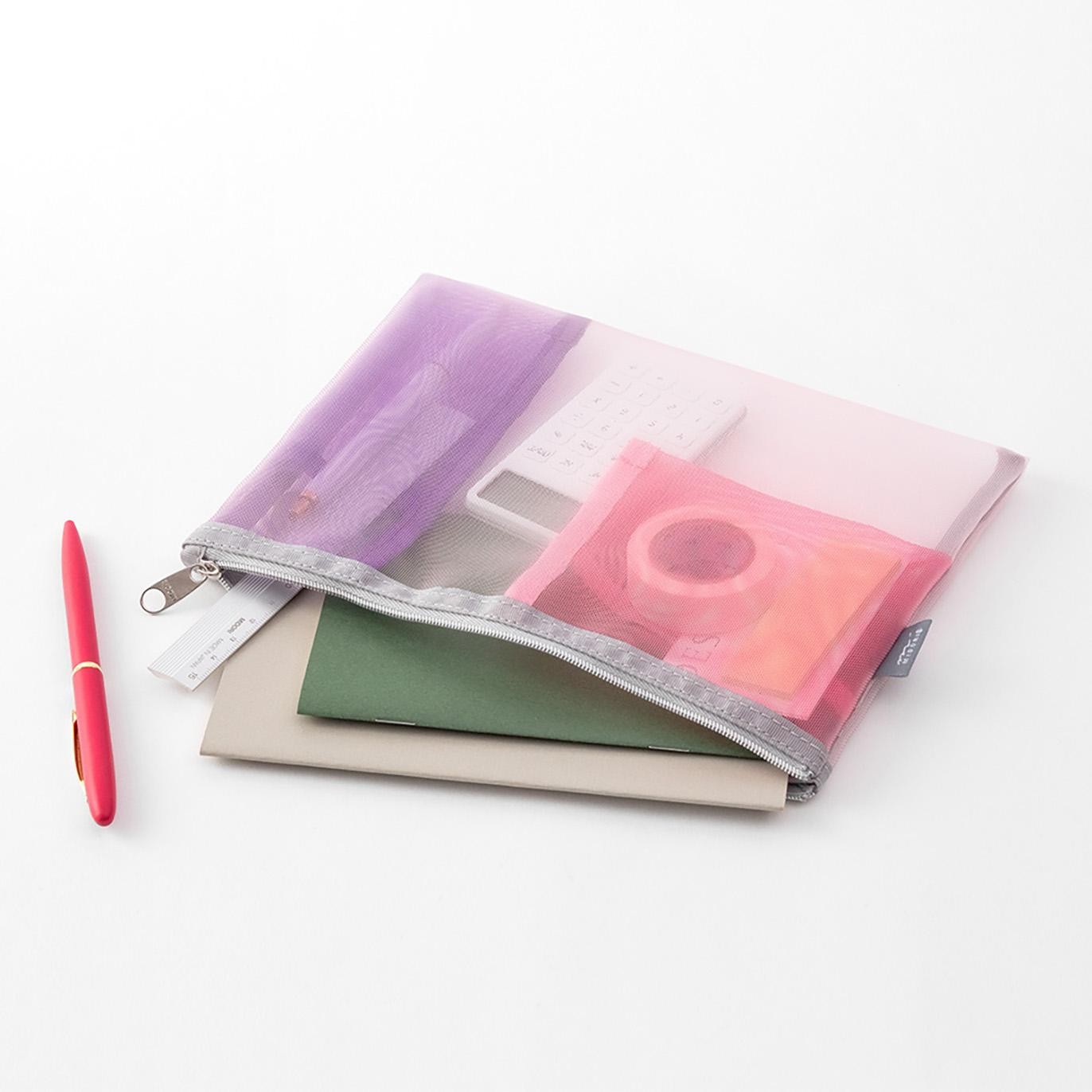 Estuche Mesh - Rosa - Midori MD