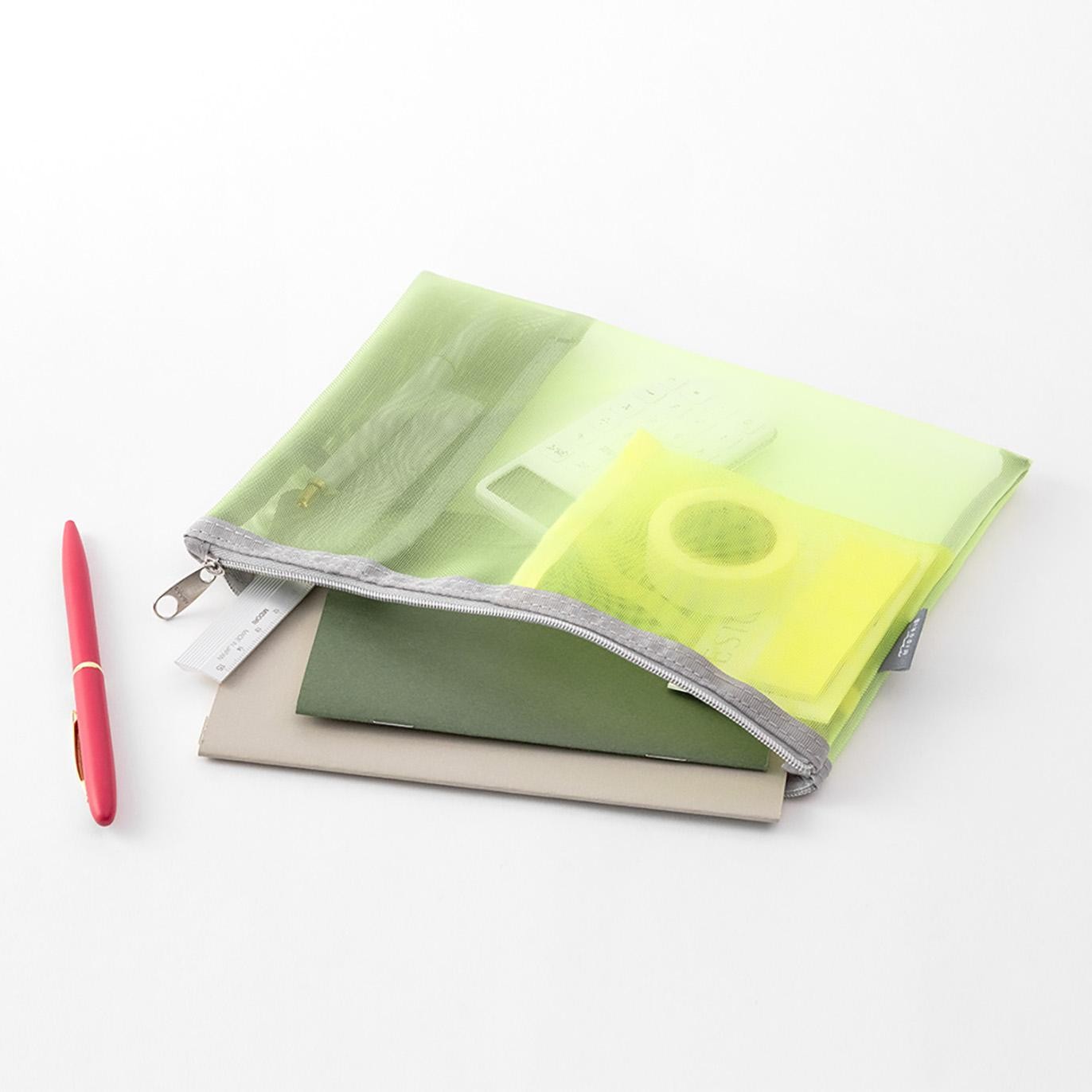 Estuche Mesh - Amarillo limón - Midori MD