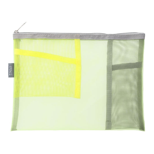 Estuche Mesh - Amarillo limón - Midori MD