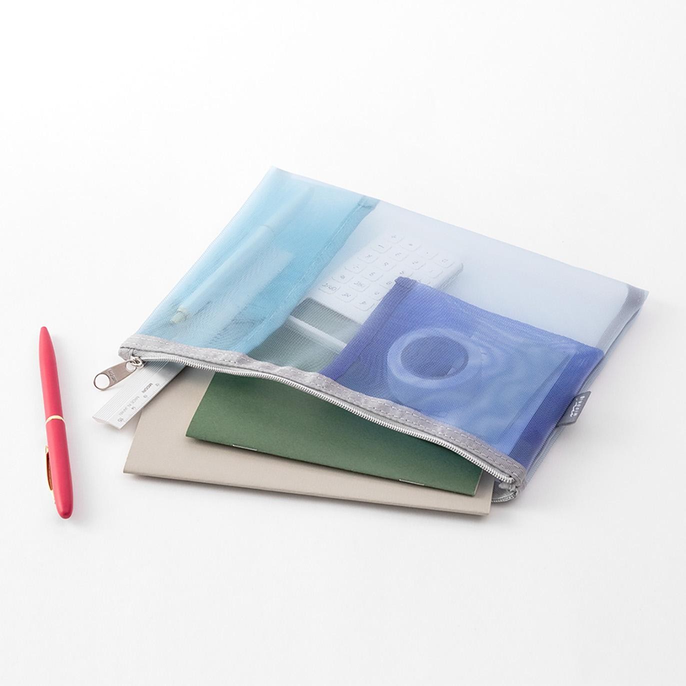 Estuche Mesh - Azul claro - Midori MD