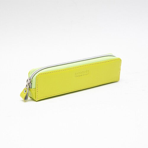 Estuche de cuero genuino - Champán - Cadaqués