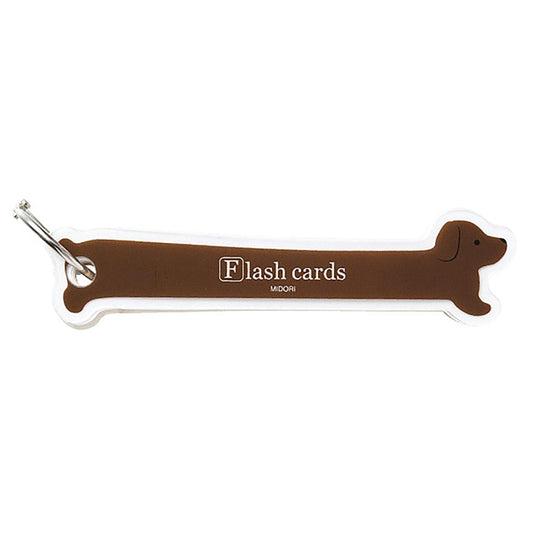 Flash cards de perro salchicha - Midori