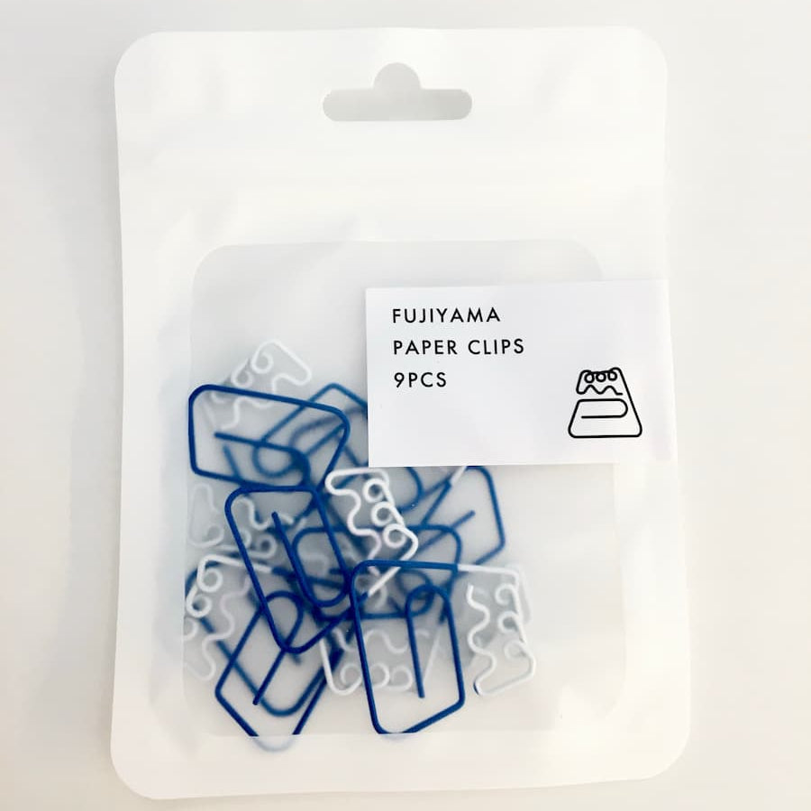 Clip SLIP-ON Mount Fuji Paper Clip 9 pcs