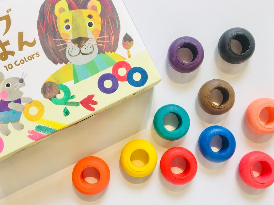 Set de 10 Ring Crayons de Kokuyo