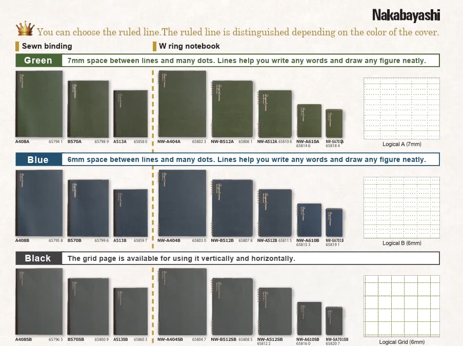 Cuaderno Nakabayashi Logical Prime