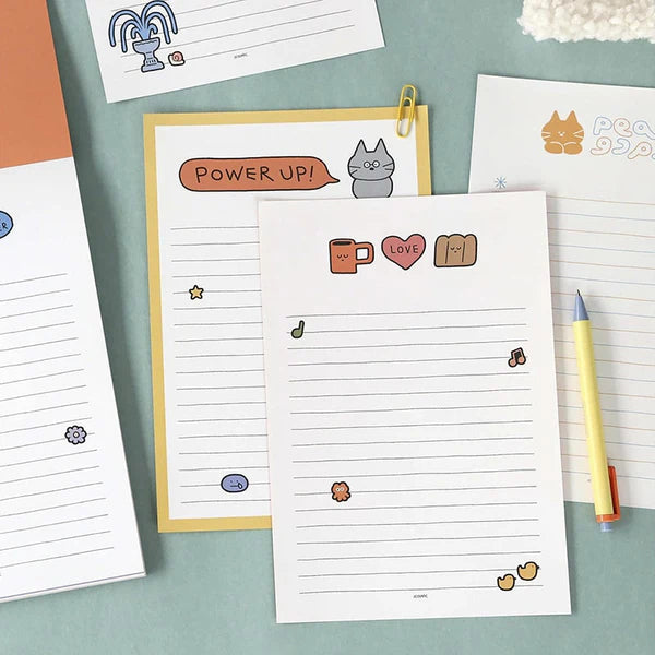Iconic - Bloc de Notas Doodle Cream Yellow