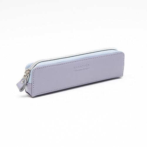 Estuche de cuero genuino - Champán - Cadaqués
